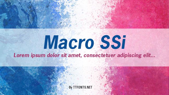 Macro SSi example