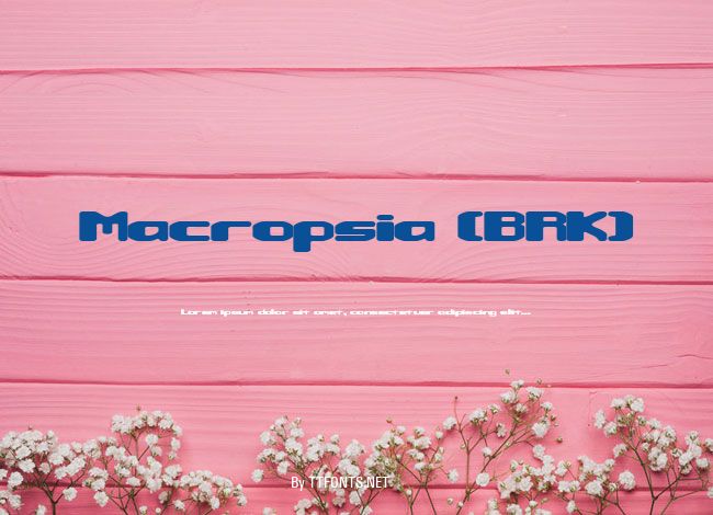 Macropsia (BRK) example