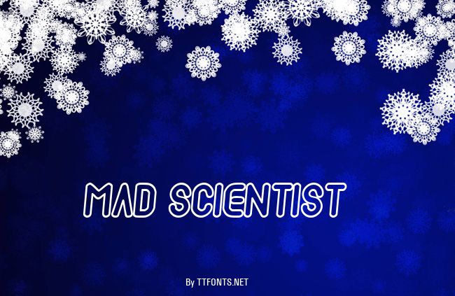 Mad scientist + example