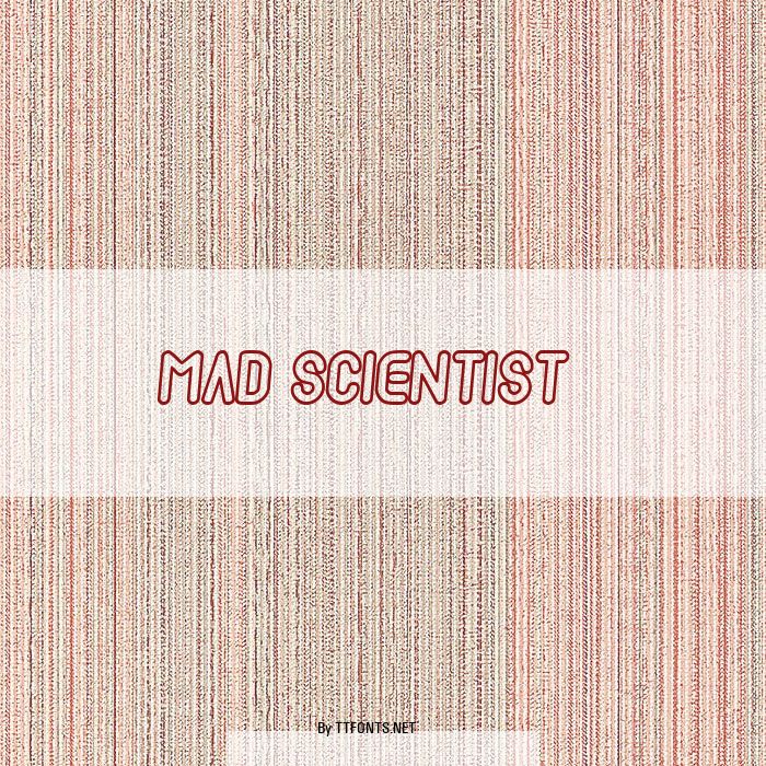 Mad scientist + example