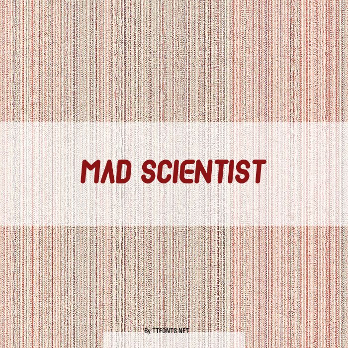 Mad scientist example