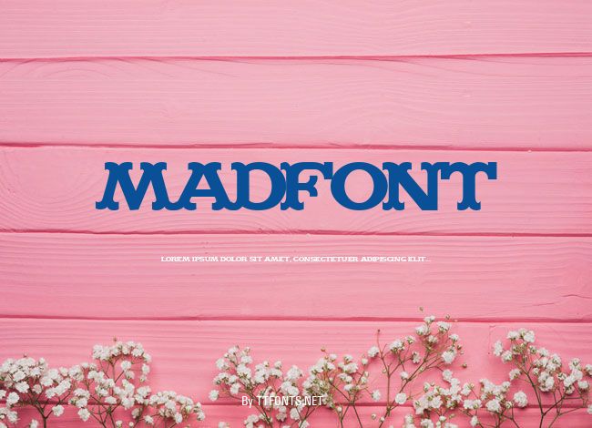 MADFONT example
