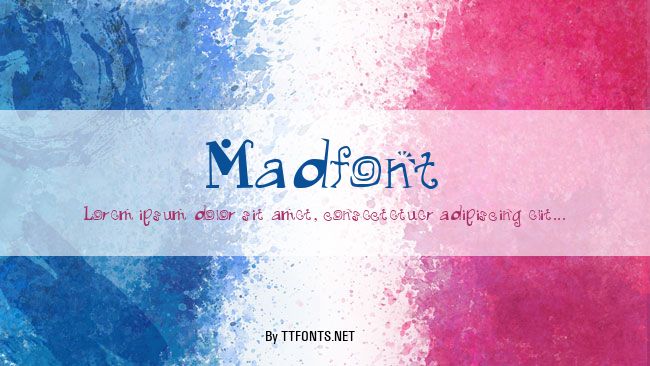 Madfont example