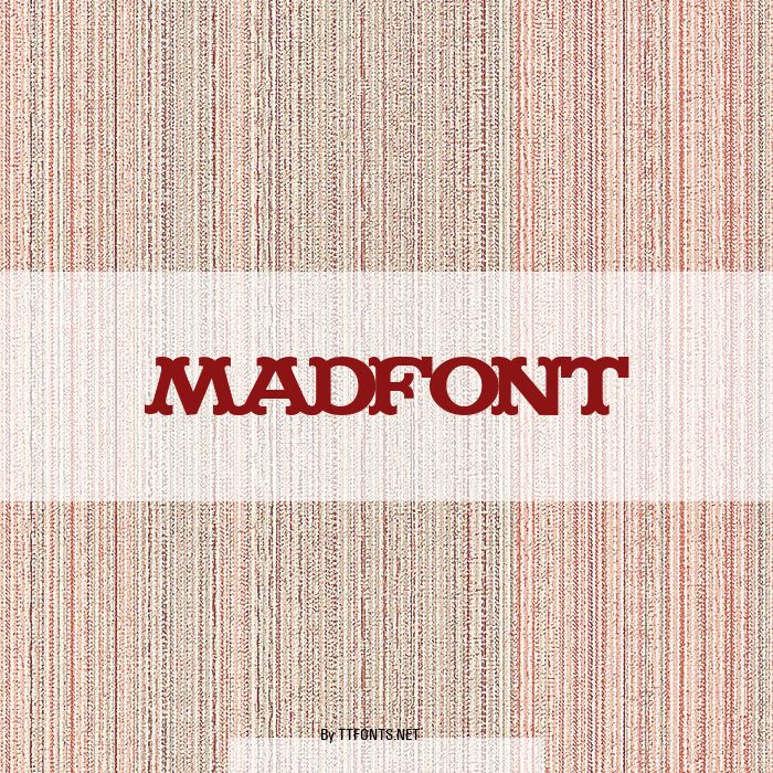 MADFONT example