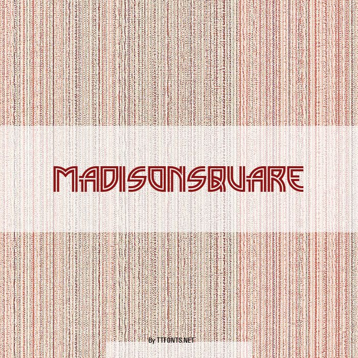 MadisonSquare example