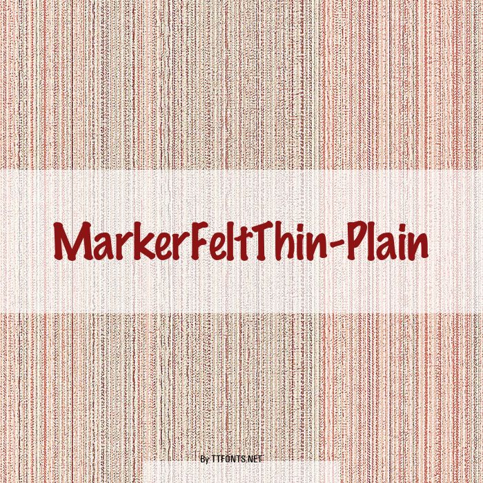 MarkerFeltThin-Plain example