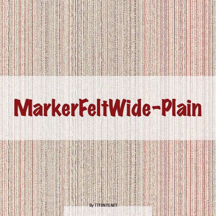 MarkerFeltWide-Plain example