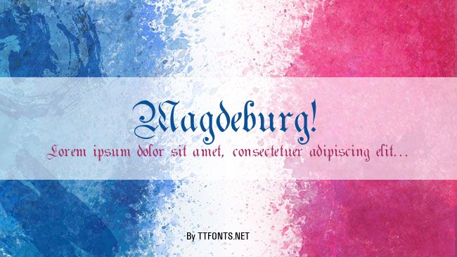 Magdeburg! example