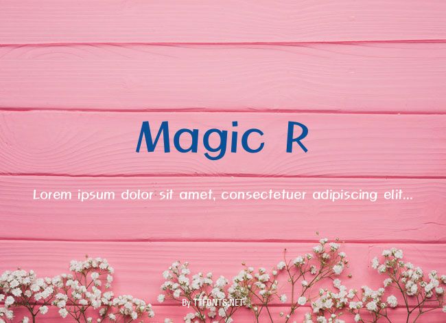Magic R example