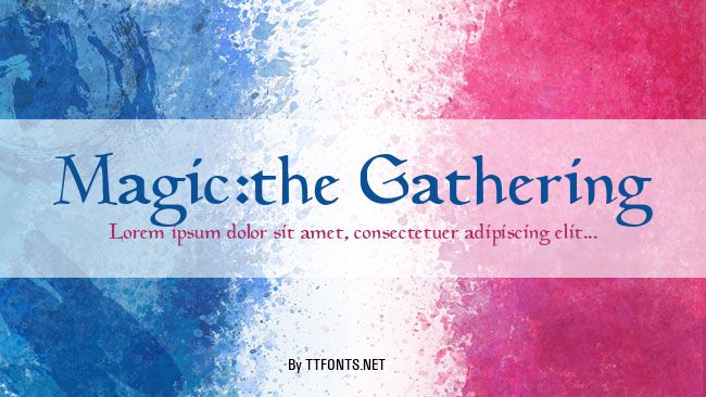 Magic:the Gathering example