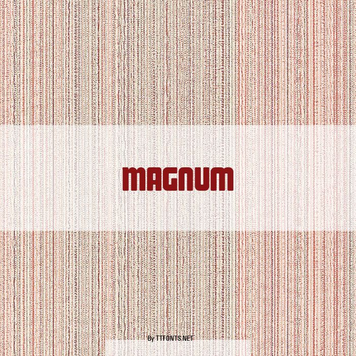 Magnum example