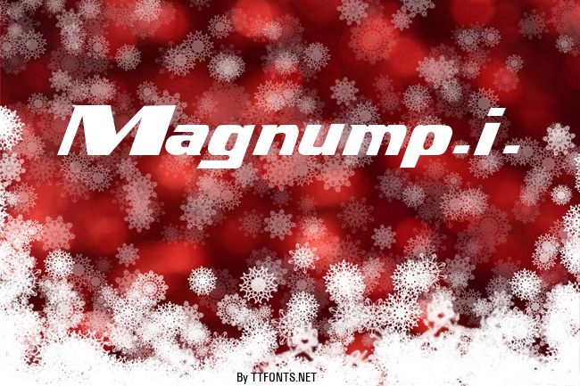 Magnump.i. example