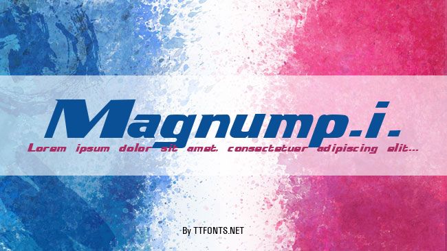 Magnump.i. example