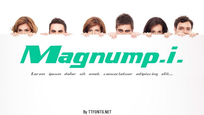 Magnump.i. example