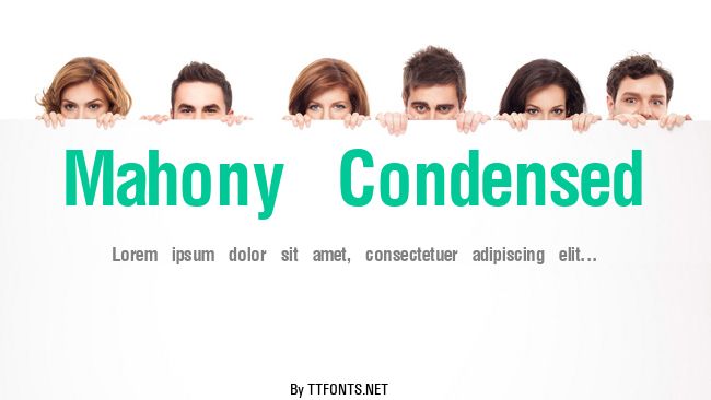 Mahony Condensed example