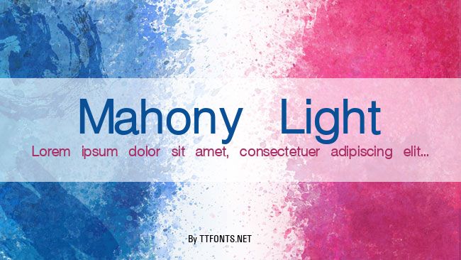 Mahony Light example