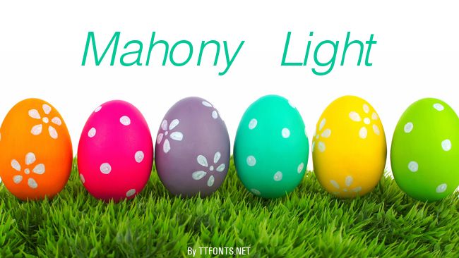 Mahony Light example