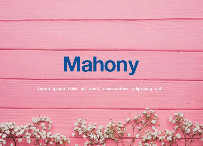 Mahony example