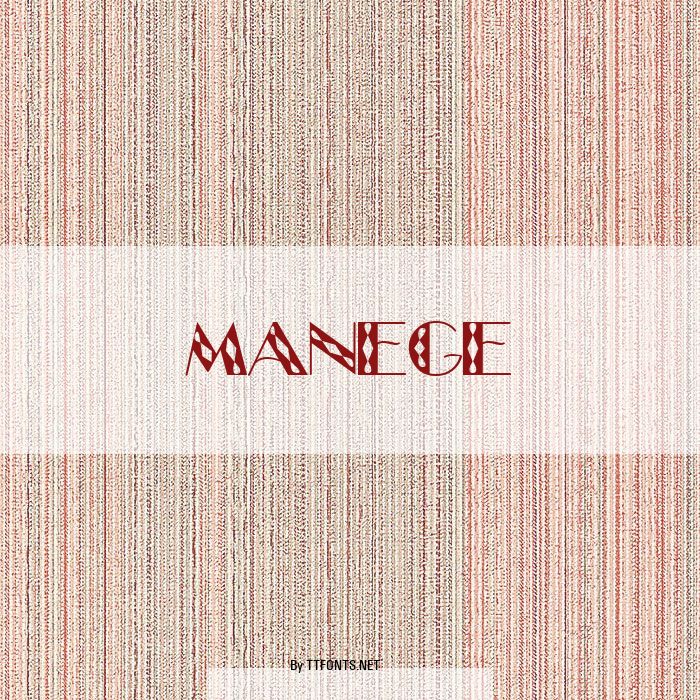 Manege example