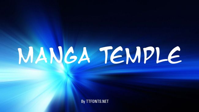 Manga Temple example