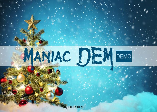 Maniac DEMO example