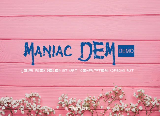 Maniac DEMO example