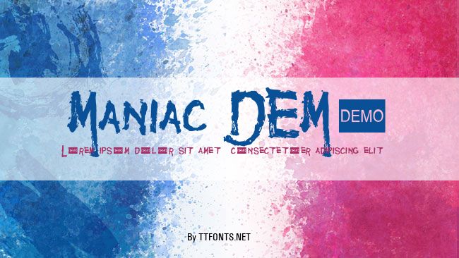 Maniac DEMO example