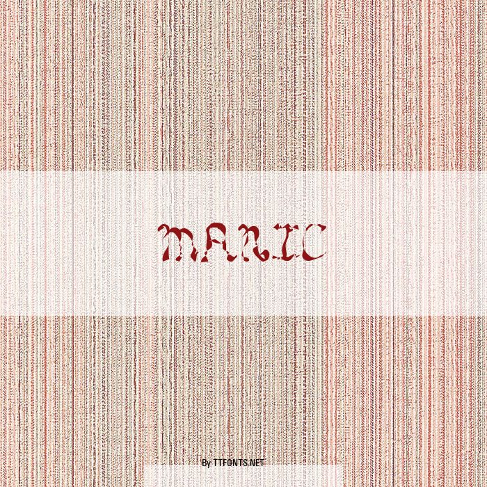 MANIC example