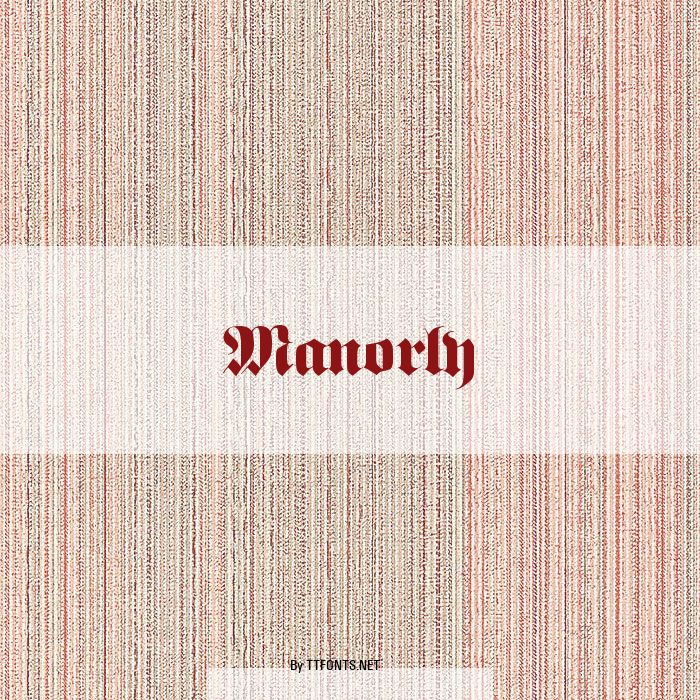 Manorly example