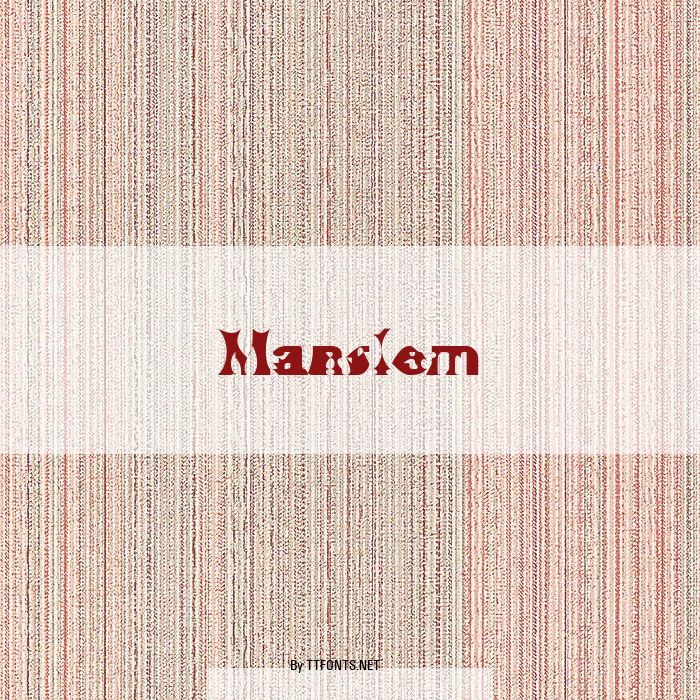 Manslem example