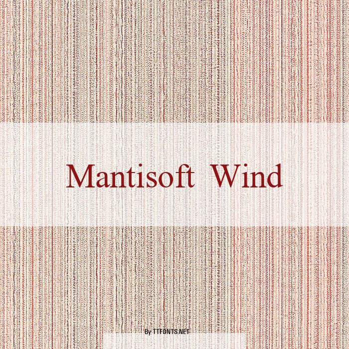 Mantisoft  Wind example