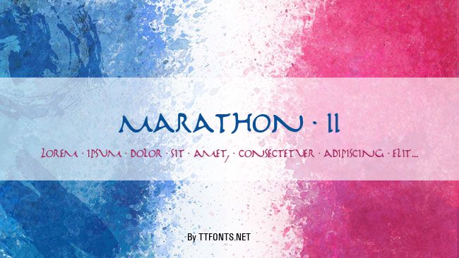 Marathon II example