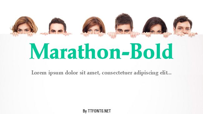 Marathon-Bold example