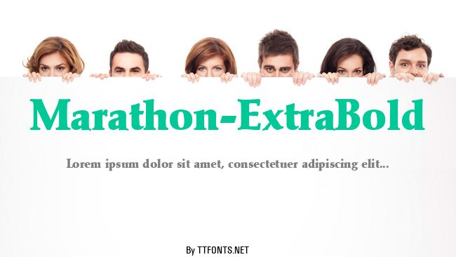 Marathon-ExtraBold example