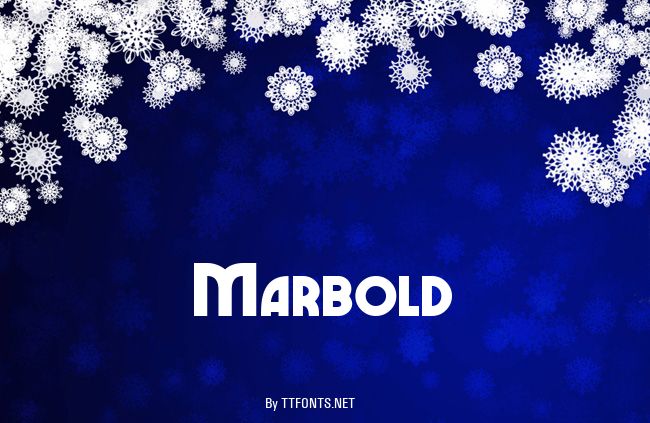 Marbold example