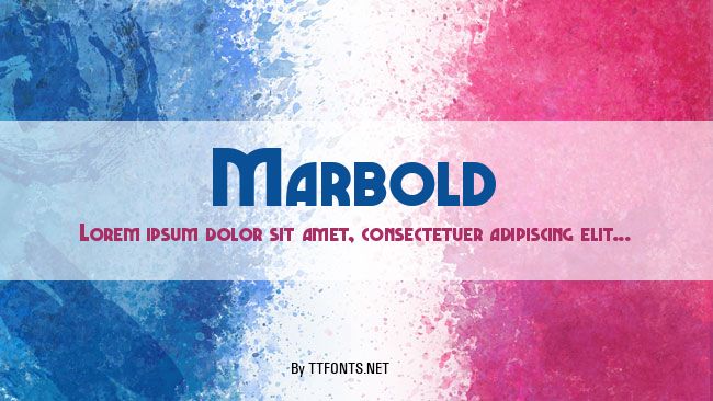 Marbold example