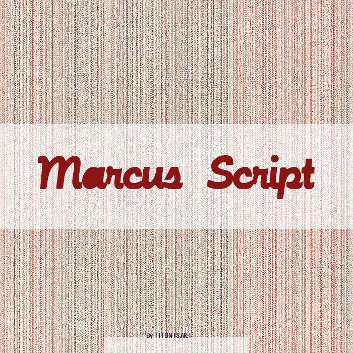 Marcus Script example