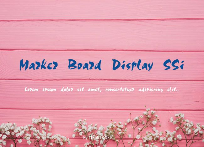 Marker Board Display SSi example