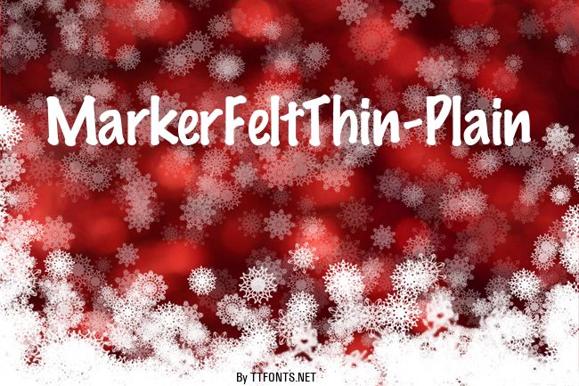 MarkerFeltThin-Plain example