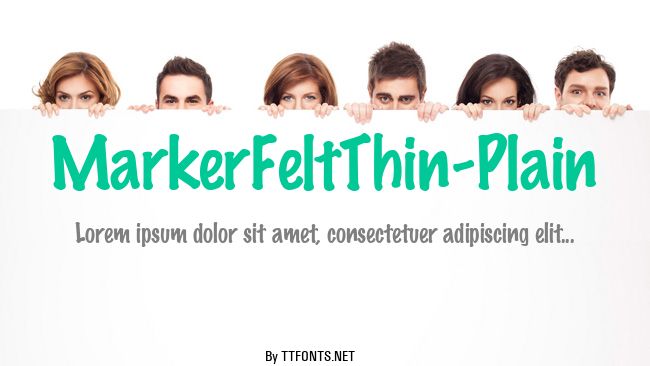 MarkerFeltThin-Plain example