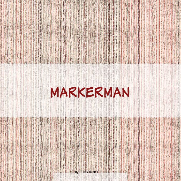 MarkerMan example