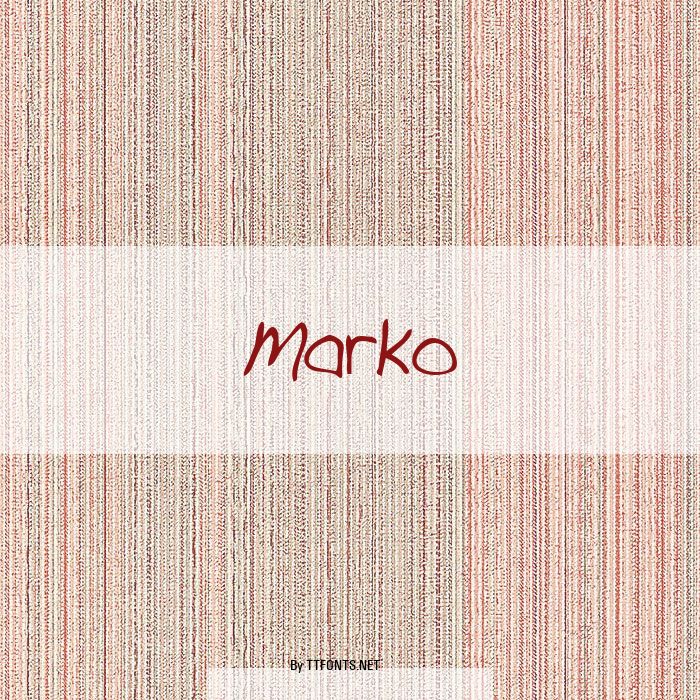 Marko example