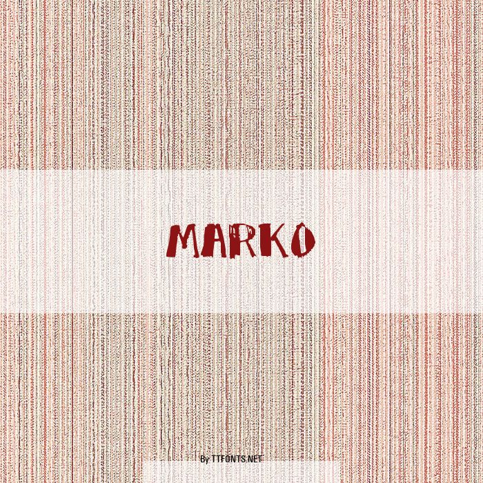 Marko example