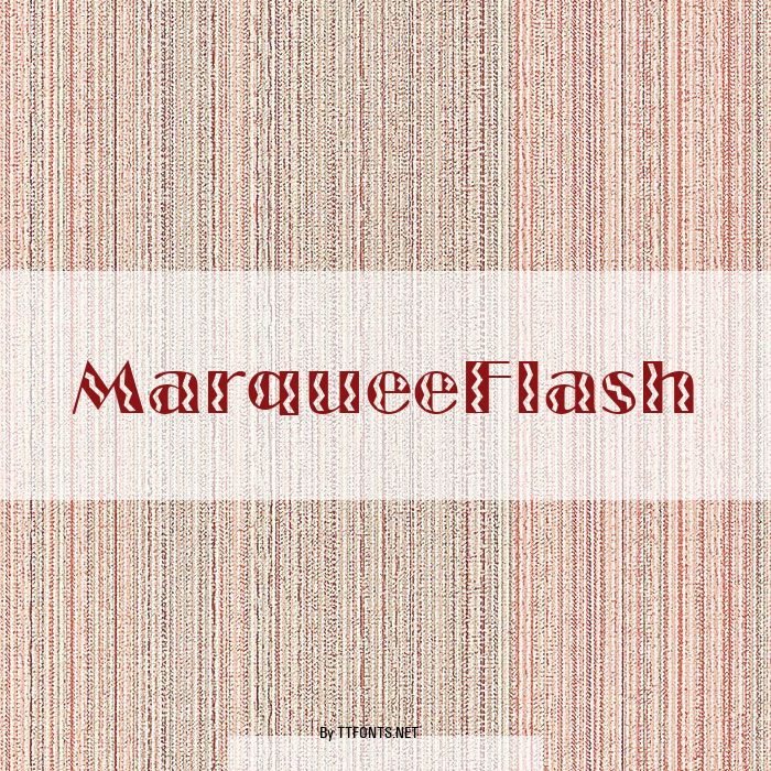 MarqueeFlash example