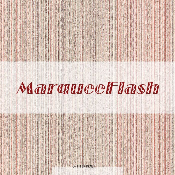 MarqueeFlash example