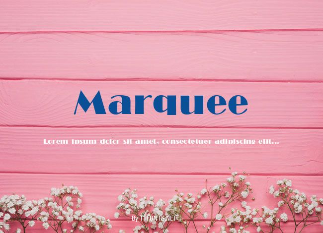 Marquee example