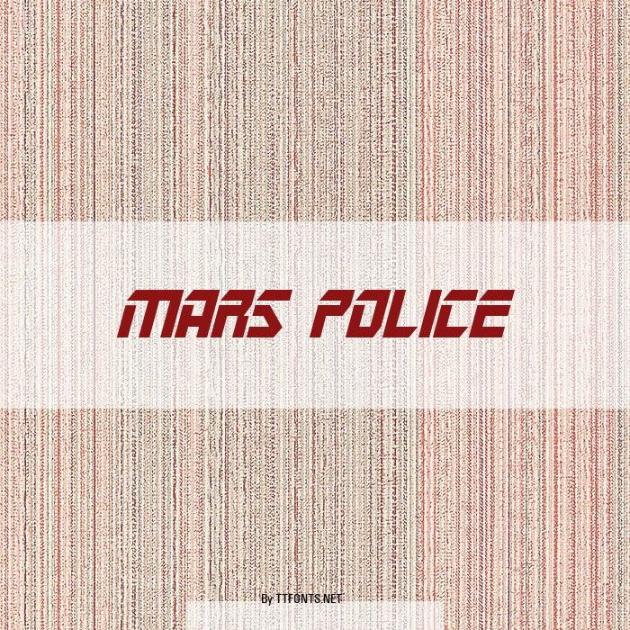 Mars Police example