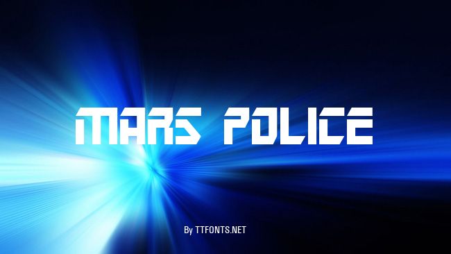 Mars Police example