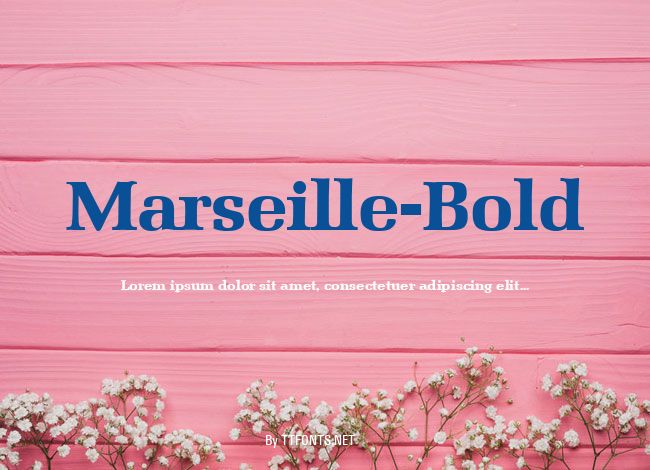 Marseille-Bold example