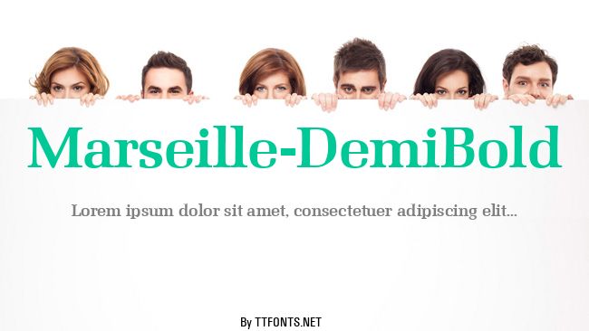 Marseille-DemiBold example